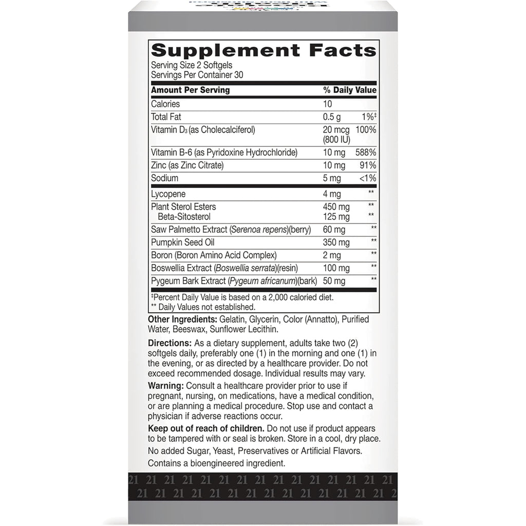CNT290 | Supplement Facts label showing serving size, amounts per serving, vitamins, herbal extracts, directions and other ingredients - Thumbnail