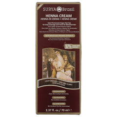 SUR027 | Surya Brasil Henna Cream, Light Brown, semi-permanent vegan hair dye, 2.37 fl oz