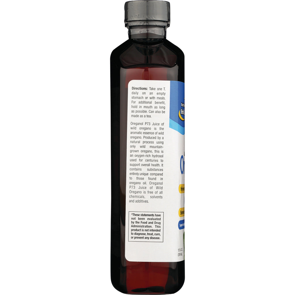 NHS006 | Back label with directions and product information on brown supplement bottle - Thumbnail