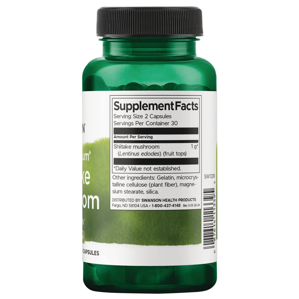 SW1339 | Back label with Supplement Facts - Thumbnail