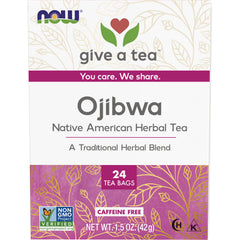 NWF1084 | Ojibwa Native American Herbal Tea box, 24 tea bags, caffeine free