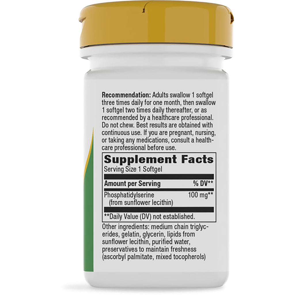 NW391 | Back of brown supplement bottle with green cap showing Supplement Facts label and directions - Thumbnail