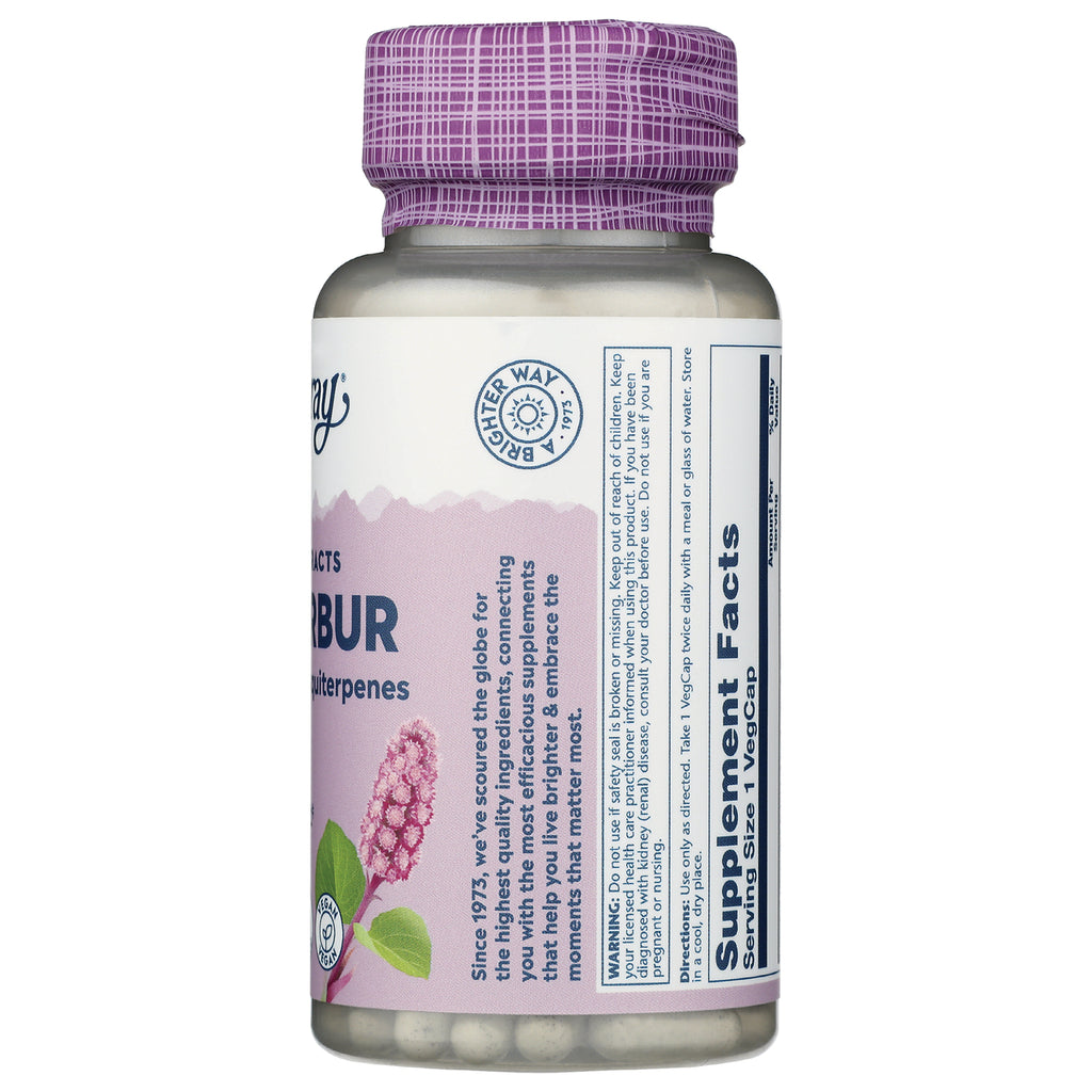 SLR444 | Back label showing Supplement Facts panel and serving size 1 VegCap - Thumbnail