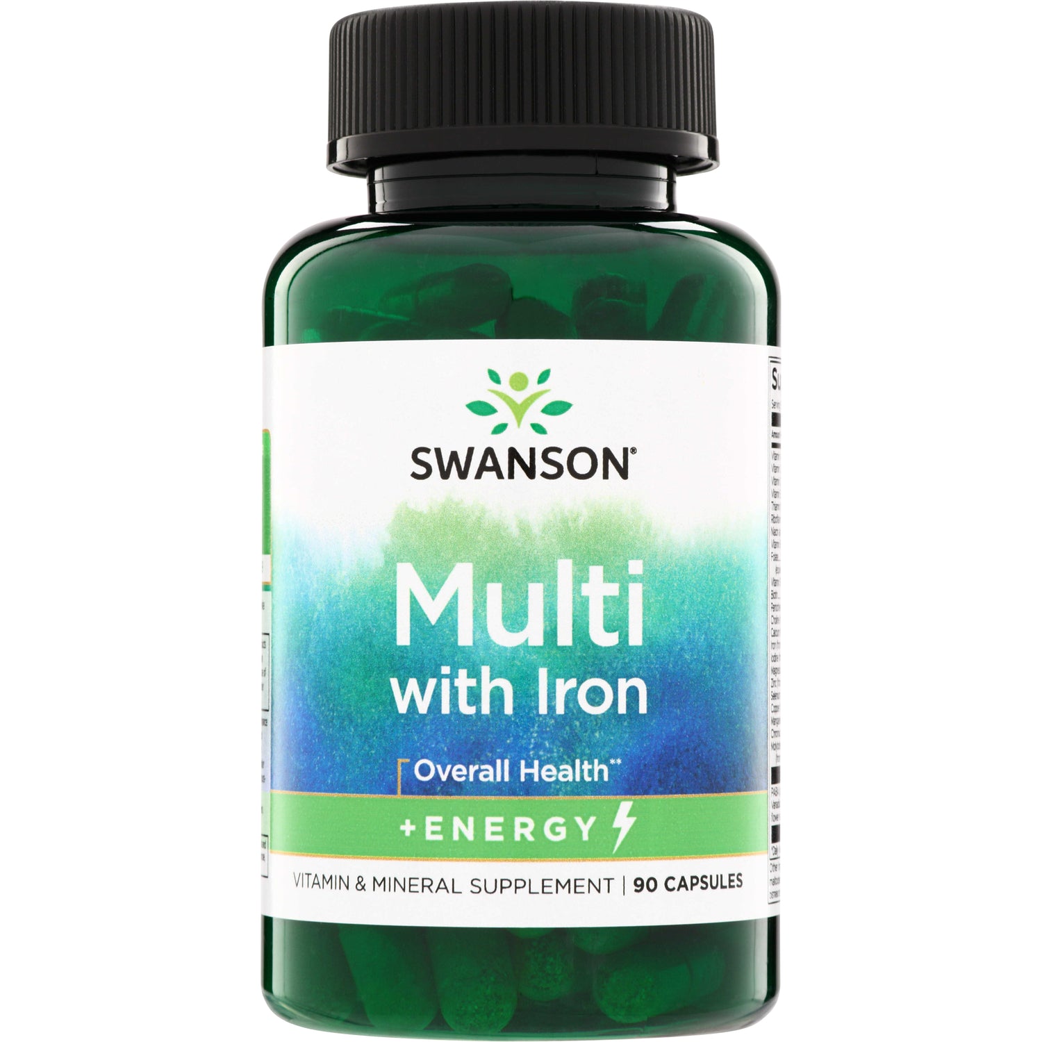 SW833 | Swanson Multi with Iron, Vitamin & Mineral Supplement, 90 Capsules