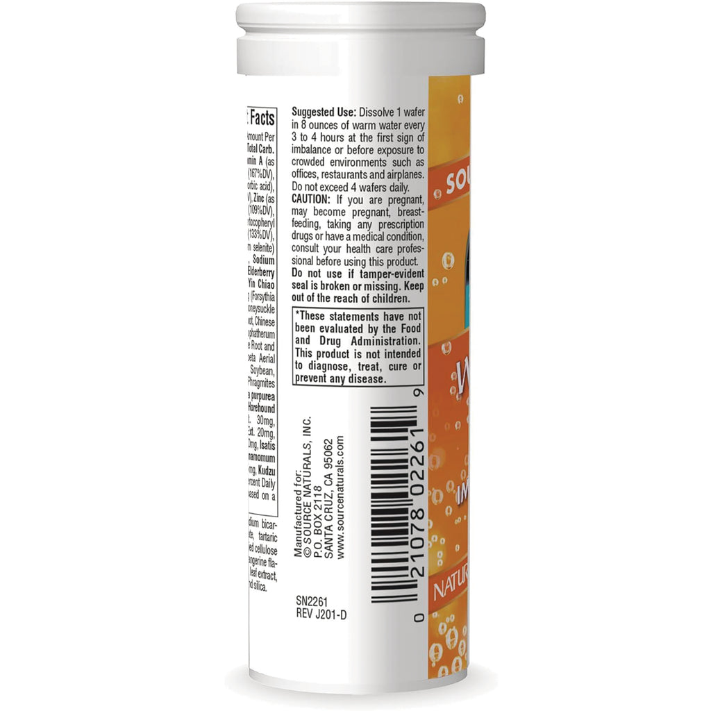 SN273 | Back label with Supplement Facts, Suggested Use, caution statement, and barcode - Thumbnail