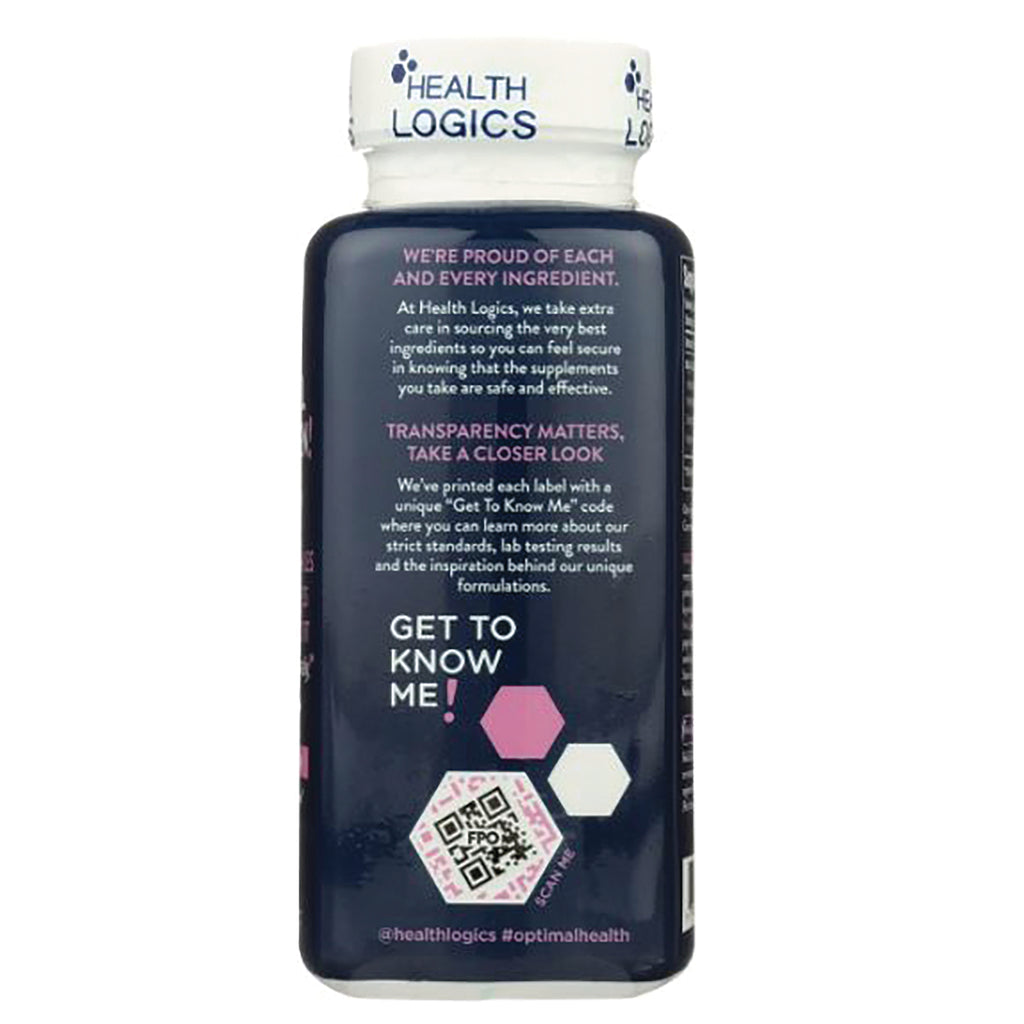 HLG001 | product infographic label side showing transparency text, GET TO KNOW ME and a QR code - Thumbnail