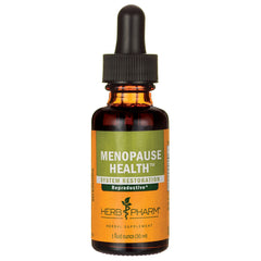 HPH134 | Amber dropper bottle labeled MENOPAUSE HEALTH system restoration herbal supplement 1 fluid ounce (30 ml)