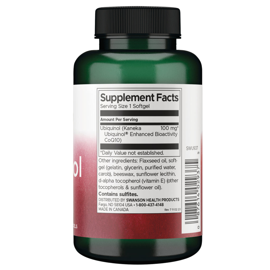 SWU937 | Back label with Supplement Facts - Thumbnail