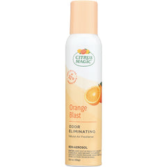 CTM004 | Citrus Magic Orange Blast non-aerosol odor eliminating natural air freshener can
