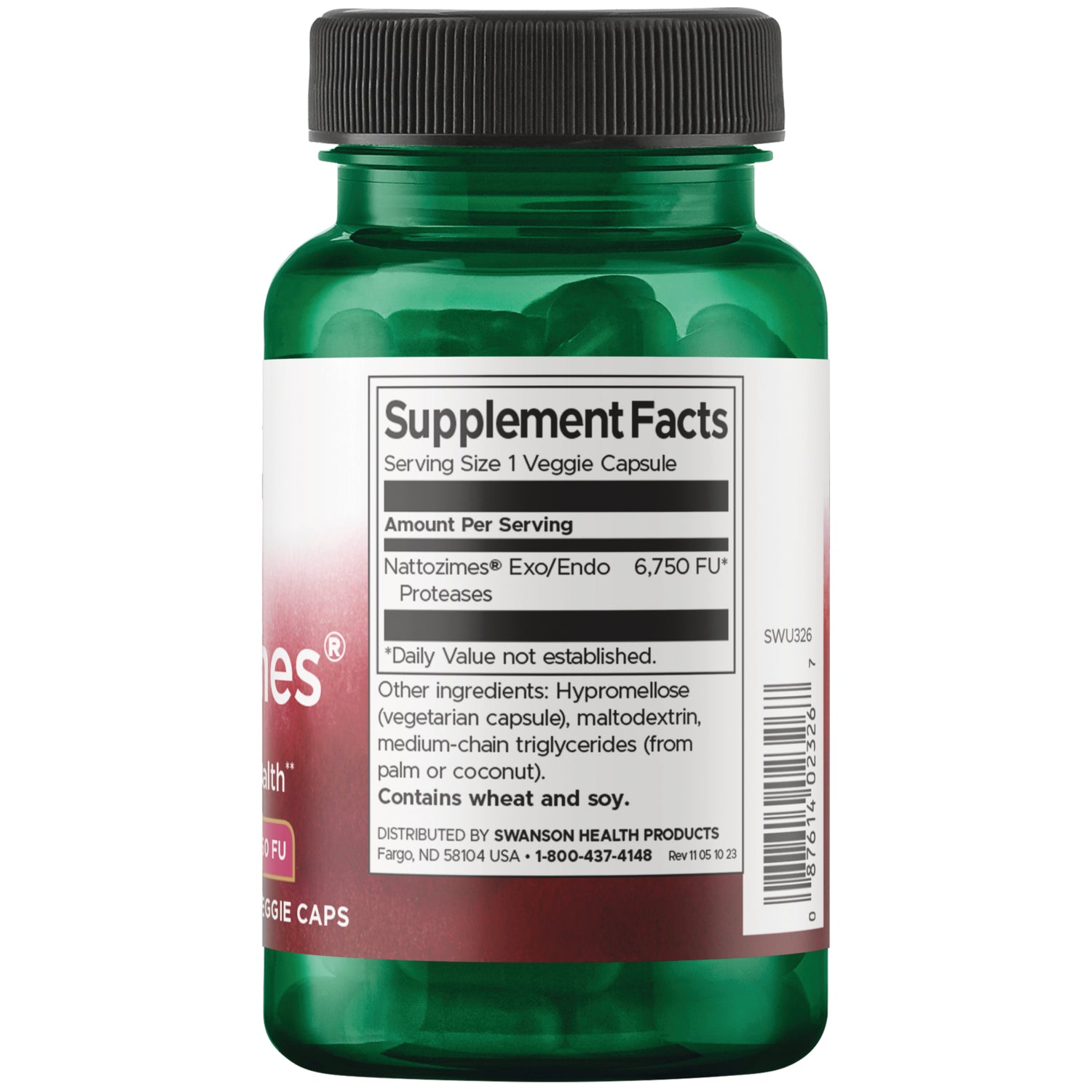 Swanson Vitamins Nattozimes Exo Endo Proteases Support
