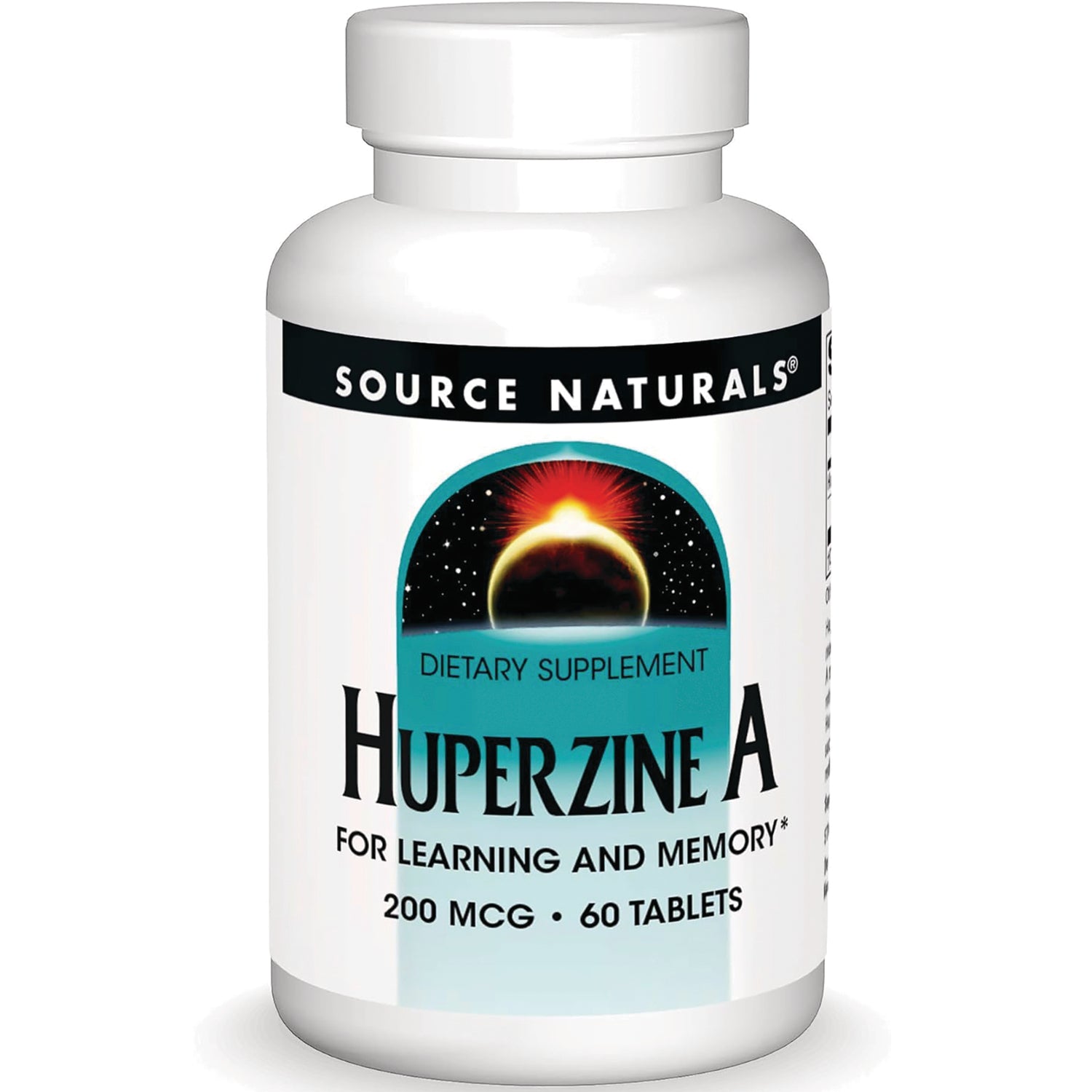 SN460 | Source Naturals Huperzine A dietary supplement, 200 mcg, 60 tablets