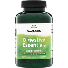 SWC110 | Swanson Digestive Essentials dietary supplement for digestive health, Comprehensive Formula, 180 tablets