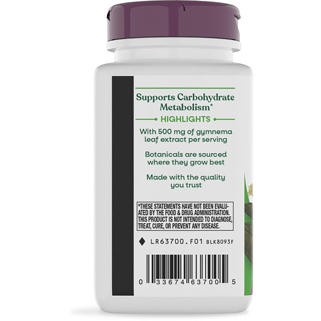 NW525 | Back label of white supplement bottle showing warnings, gluten free and vegan icons and recycling symbol - Thumbnail