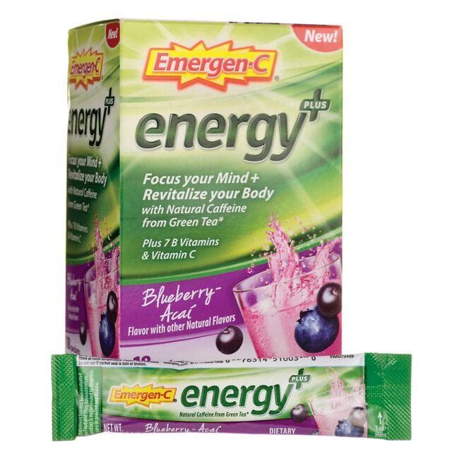 Emergen-C Energy Plus - Blueberry-Acai image 1