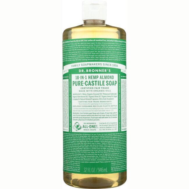 18-in-1 Hemp Almond Pure-Castile Soap image 1