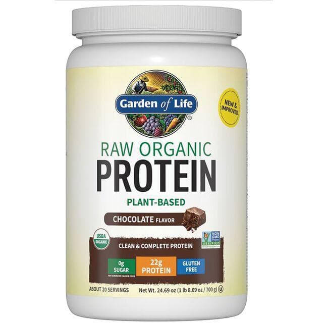Raw Organic Protein Plant Based - Chocolate image 1