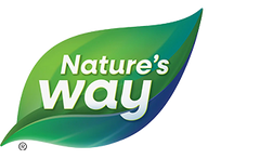 Nature's Way logo with a green leaf on a white background