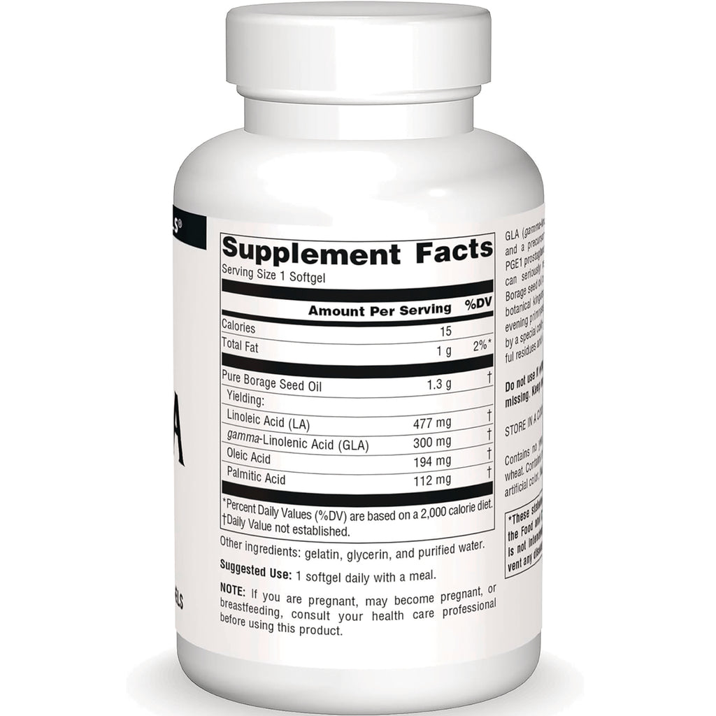SN249 | Back label of supplement bottle showing Supplement Facts and ingredients panel - Thumbnail