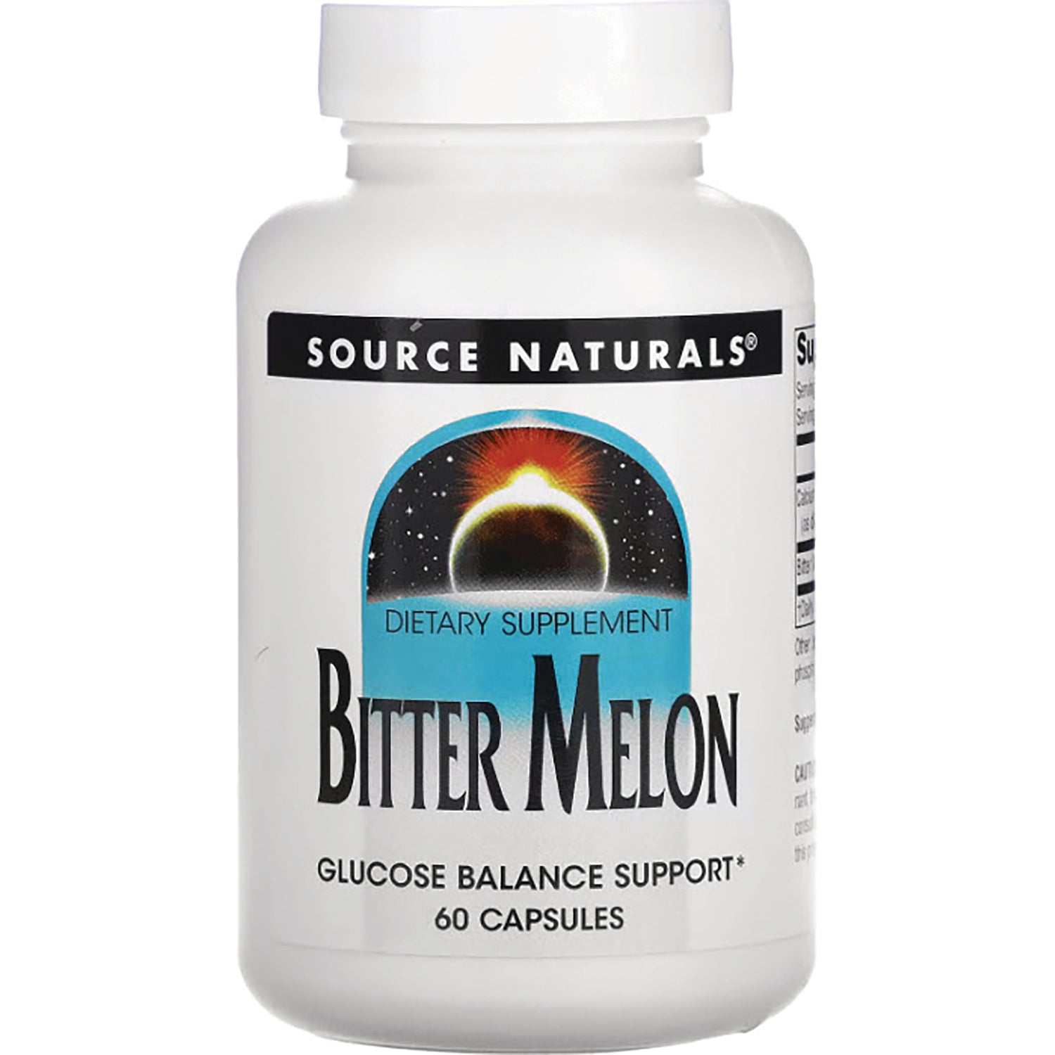 SN639 | Source Naturals Bitter Melon dietary supplement, glucose balance support, 60 capsules