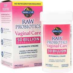 GLF365 | Garden of Life RAW Probiotics Vaginal Care 50 Billion Guaranteed, 30 vegetarian capsules