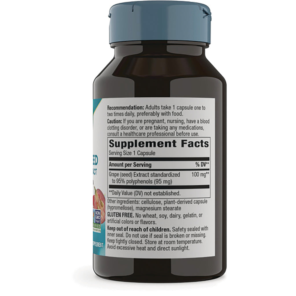 NW768 | back of brown supplement bottle showing Supplement Facts panel and usage directions - Thumbnail