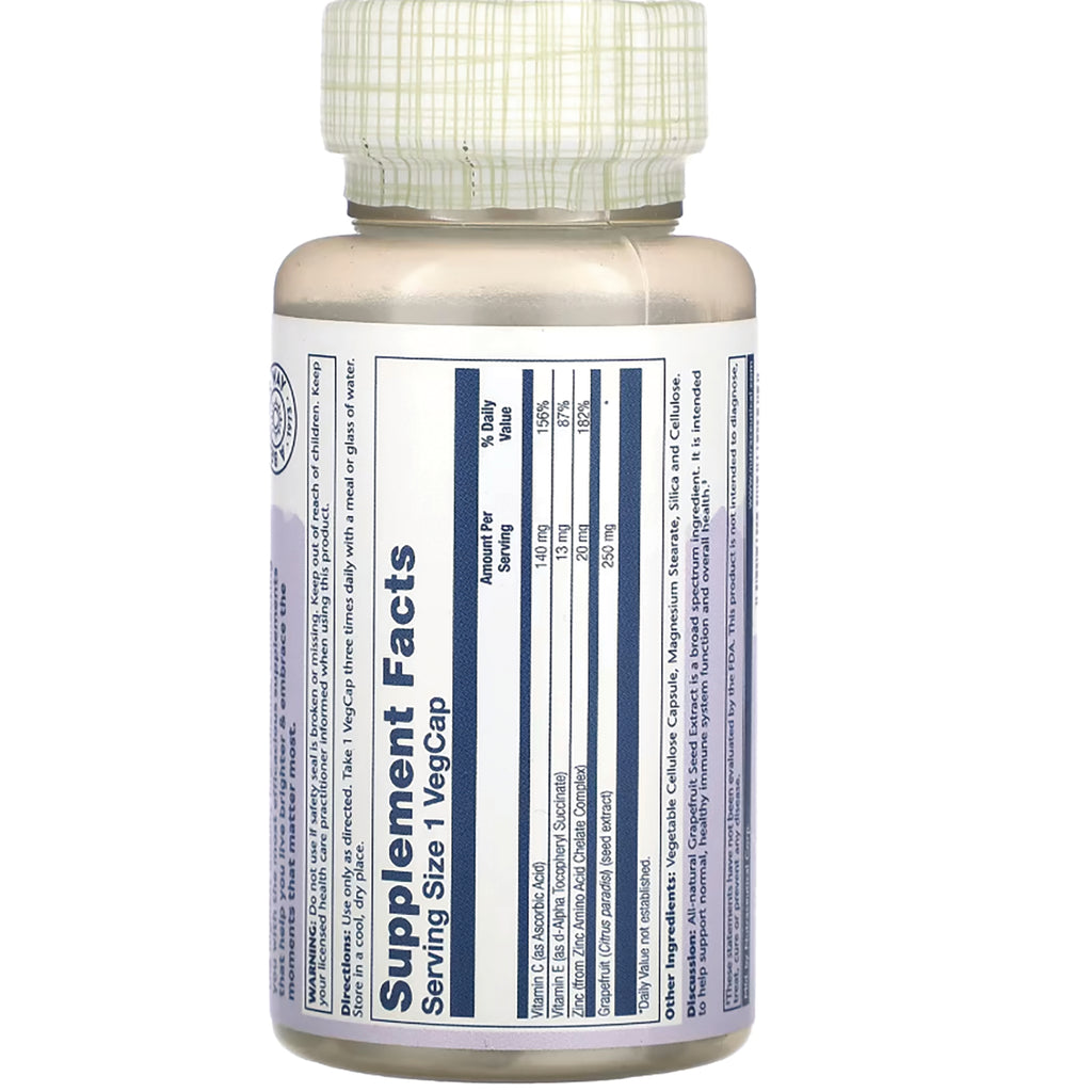 SLR357 | Back label with Supplement Facts panel and other ingredients - Thumbnail