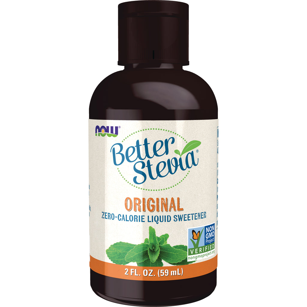 NWF096 | Better Stevia Original zero-calorie liquid sweetener 2 fl oz bottle with Non-GMO Verified label - Thumbnail