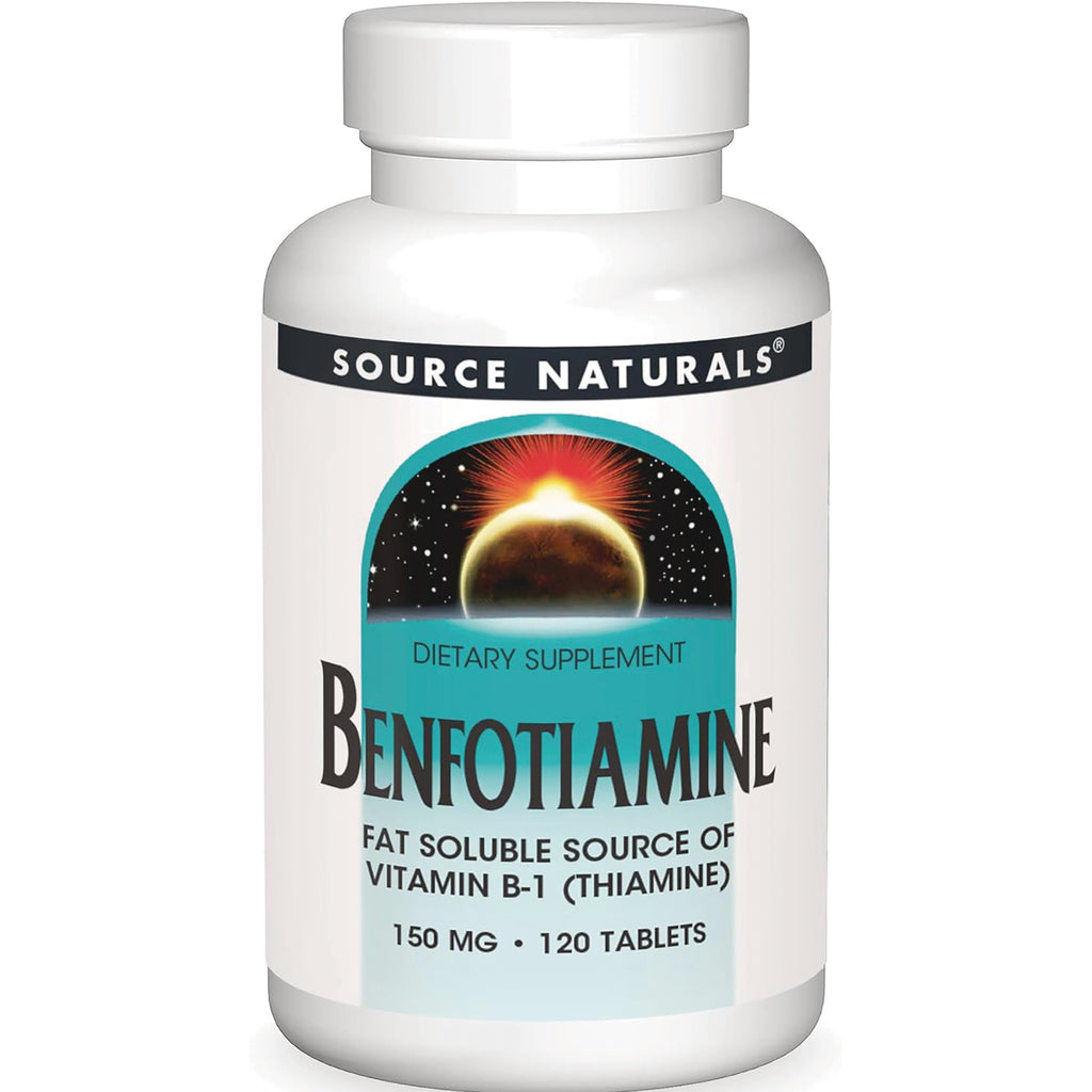 SN680 | Source Naturals Benfotiamine dietary supplement, 150 mg, 120 tablets - Thumbnail
