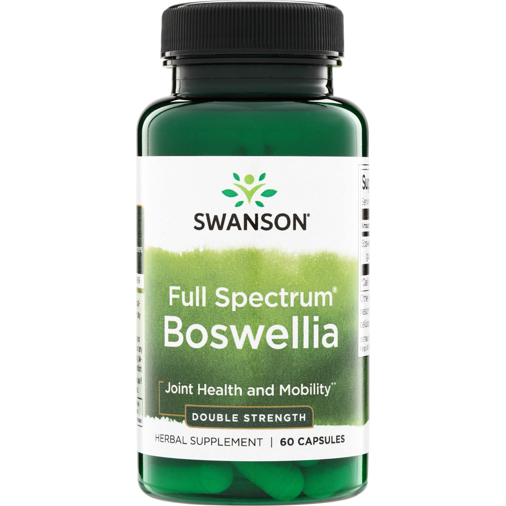 SW1589 | Swanson Full Spectrum Boswellia supplement, Double Strength, Joint Health and Mobility, 60 capsules - Thumbnail