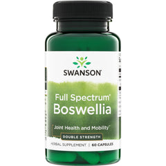 SW1589 | Swanson Full Spectrum Boswellia supplement, Double Strength, Joint Health and Mobility, 60 capsules