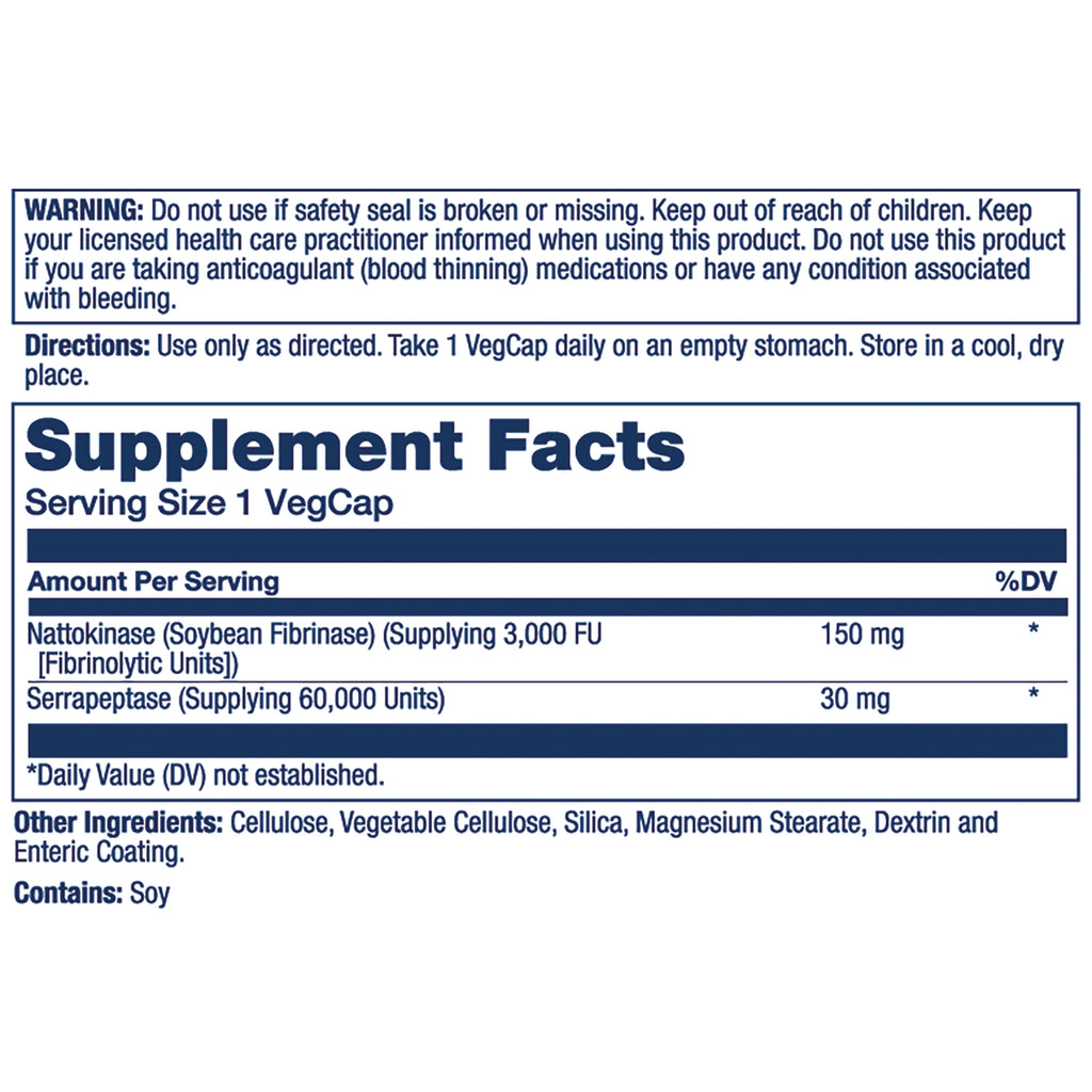SLR455 | Back label with Supplement Facts, warnings and directions; serving size 1 VegCap; contains soy - Thumbnail