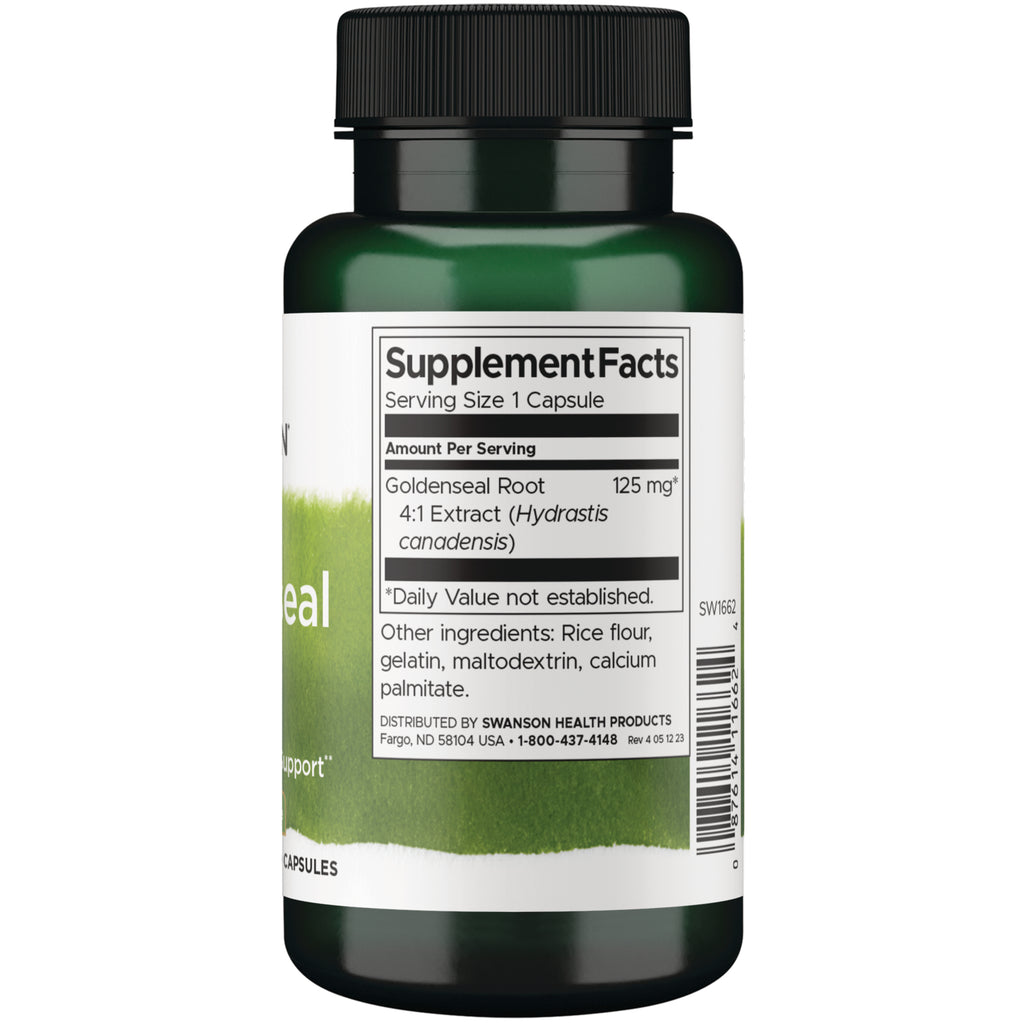 SW1662 | Back label with supplement facts and serving information - Thumbnail