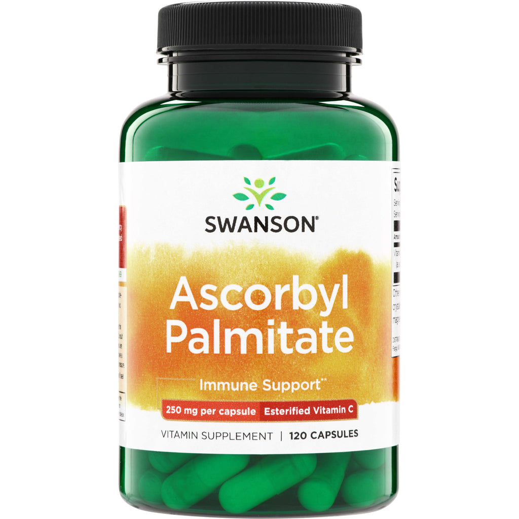 SW880 | Swanson Ascorbyl Palmitate, Immune Support, 250 mg per capsule, Esterified Vitamin C, 120 capsules - Thumbnail