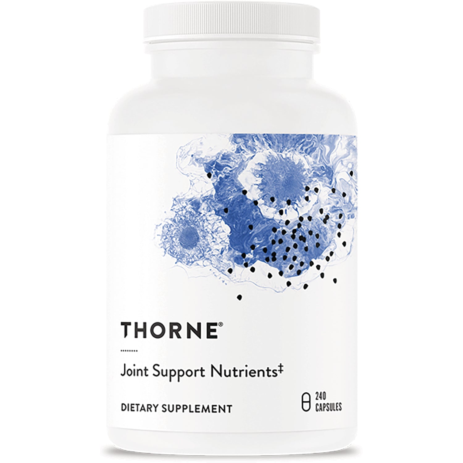 TRN021 | Thorne Joint Support Nutrients dietary supplement bottle, 240 capsules, front label