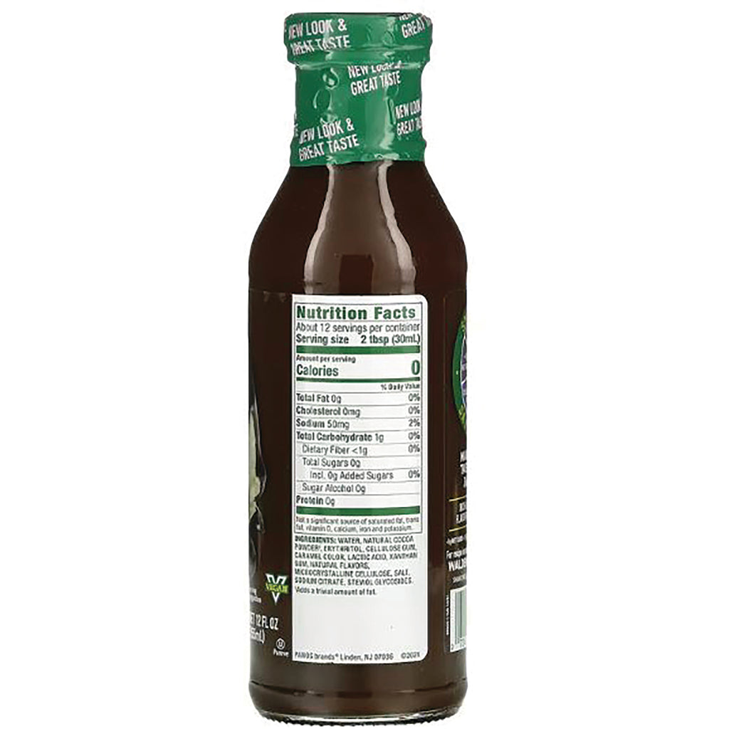 WAL005 | Back of bottle showing Nutrition Facts panel and green cap text New Look Great Taste - Thumbnail