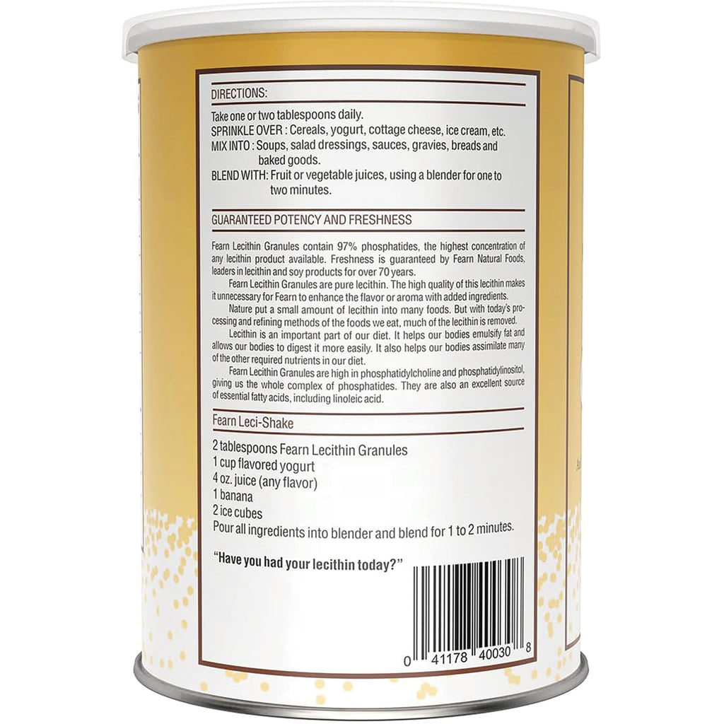 FRN003 | back label showing directions, usage and mixing instructions, ingredient text, and barcode on yellow can - Thumbnail