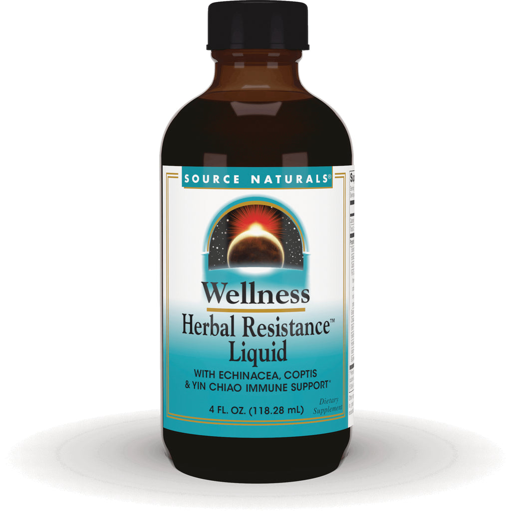 SN227 | Source Naturals Wellness Herbal Resistance Liquid, with Echinacea, Coptis & Yin Chiao, 4 fl oz - Thumbnail