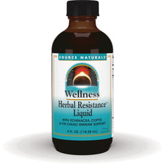 SN227 | Source Naturals Wellness Herbal Resistance Liquid, with Echinacea, Coptis & Yin Chiao, 4 fl oz