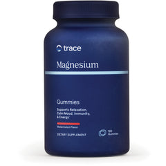 TM113 | Trace Magnesium Gummies bottle, Watermelon, 120 gummies; supports relaxation, mood, immunity, energy