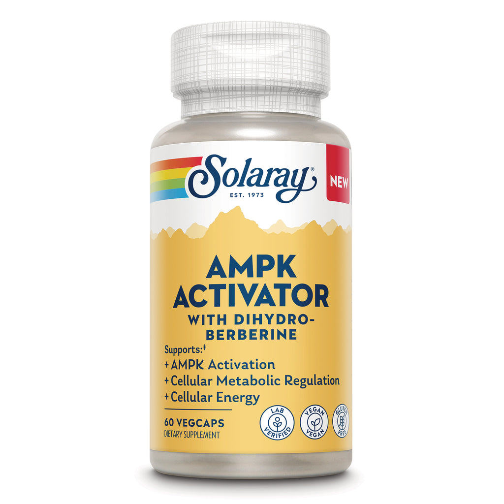 SLR536 | Solaray AMPK Activator bottle with dihydro-berberine label, 60 vegcaps - Thumbnail