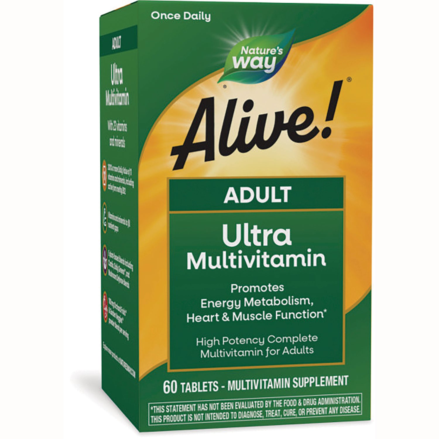 NW712 | Nature's Way Alive! Adult Ultra Multivitamin 60 tablets front-facing box