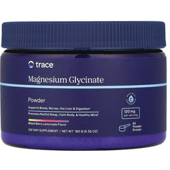 TM154 | Trace Magnesium Glycinate Powder tub, Mixed Berry Lemonade flavor, 180 g