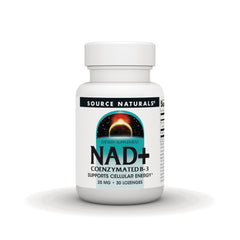 SN976 | Source Naturals NAD+ Coenzymated B-3 dietary supplement, 25 mg, 30 lozenges