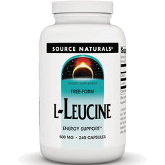 SN793 | Source Naturals L-Leucine 500 mg dietary supplement, 240 capsules