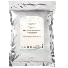 STB007 | Starwest Botanicals Organic Kelp Powder pouch, front label reading Kelp Powder Organic