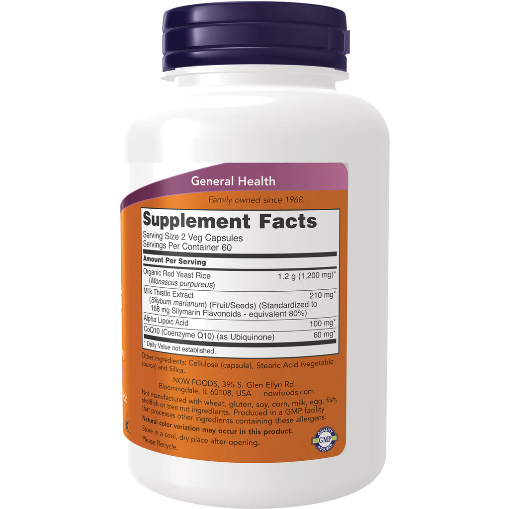 NWF347 | back of white supplement bottle showing Supplement Facts label with serving size and ingredient amounts - Thumbnail