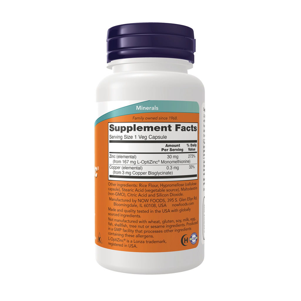 NWF328 | back of white supplement bottle showing Supplement Facts panel and ingredients text - Thumbnail