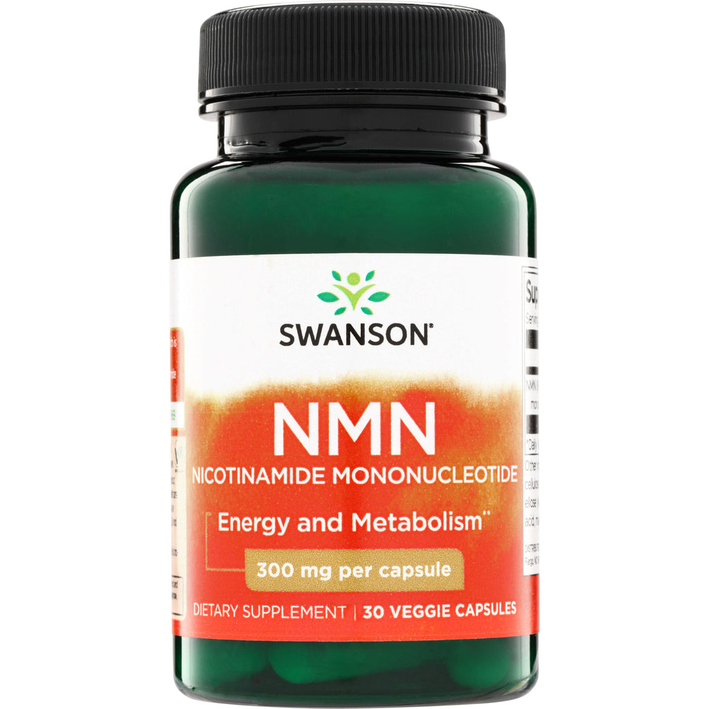SW1819 | Swanson NMN Nicotinamide Mononucleotide, Energy and Metabolism, 300 mg per capsule, 30 veggie capsules - Thumbnail