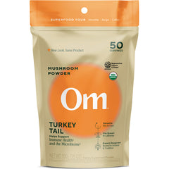 MMX011 | OM Turkey Tail certified organic mushroom powder pouch 100 g immune defense