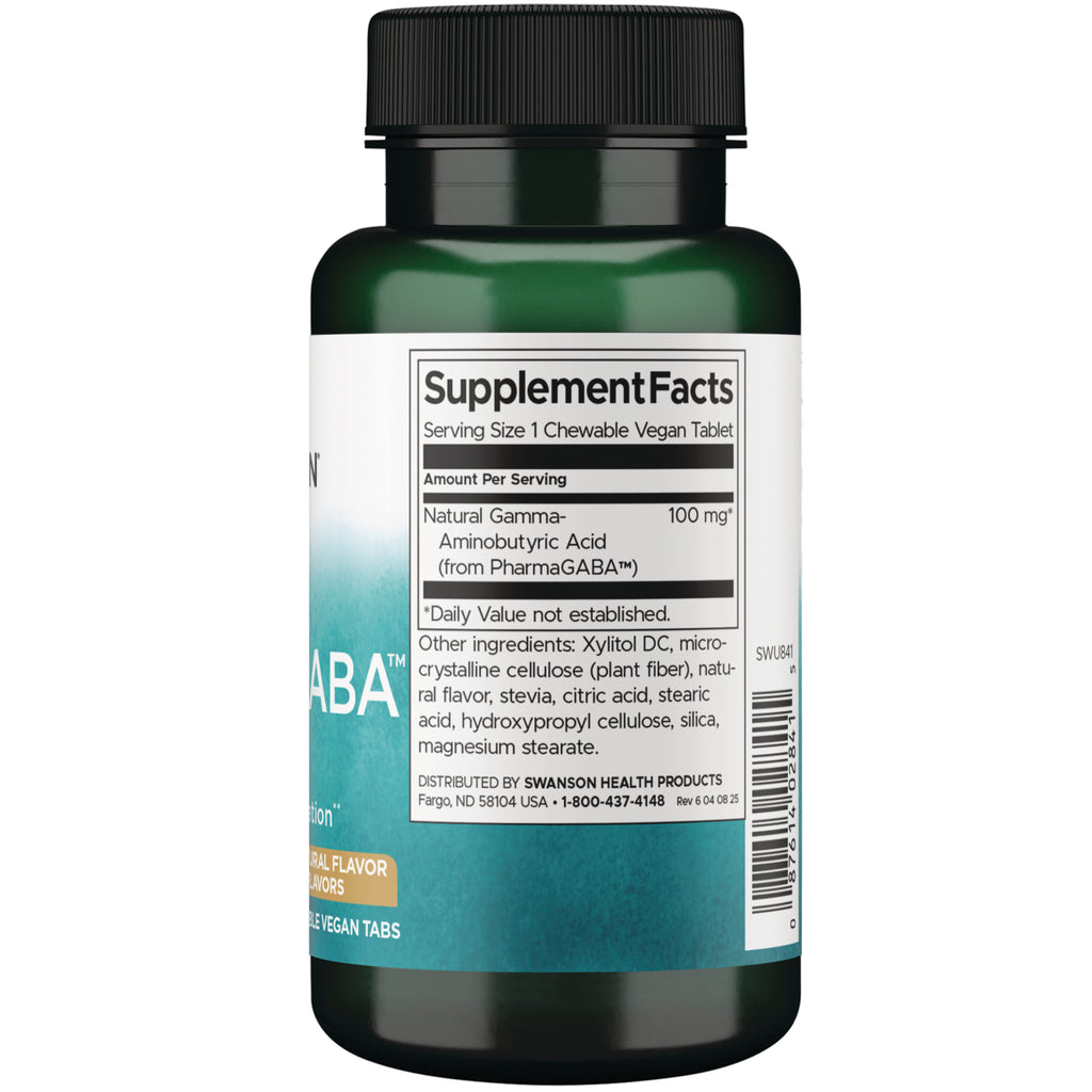 SWU841 |Back label with supplement facts and serving information - Thumbnail
